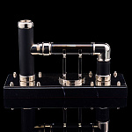 Статуэтка из металла и камня "Труба с нефтью"