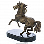 Бронзовая скульптура "Вздыбленный конь", фотография 3. Интернет-магазин ЛАВКА ПОДАРКОВ