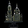 Часы из камня "Православный Храм" каминные, фотография 4. Интернет-магазин ЛАВКА ПОДАРКОВ