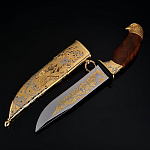 0044444 Златоуст НОЖ сувенирный с цельномет.ножнами в П/У