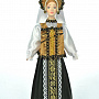 Кукла "Девушка в традиционном праздничном костюме Север России", фотография 1. Интернет-магазин ЛАВКА ПОДАРКОВ