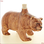 /1л Фарфор ШТОФ "Медведь" в цвете и зол. 1л в комплекте 5054