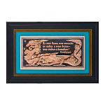 202819 Гальванопластика Панно "Афоризмы Конфуция" № 3  52*32см