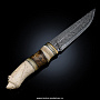 Нож сувенирный с рукоятью из кости "Хозяин", фотография 2. Интернет-магазин ЛАВКА ПОДАРКОВ