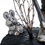 Резьба по дереву. Скульптура "Охотник с зайцем", фотография 5. Интернет-магазин ЛАВКА ПОДАРКОВ
