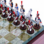 Шахматы с оловянными фигурами "Бородино" 32х32 см, фотография 8. Интернет-магазин ЛАВКА ПОДАРКОВ