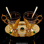 Чайный набор на 2 персоны "Нефрит". Златоуст, фотография 2. Интернет-магазин ЛАВКА ПОДАРКОВ