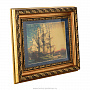 Картина "Флотилия" (сусальное золото) 45х35 см, фотография 2. Интернет-магазин ЛАВКА ПОДАРКОВ