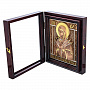 Икона в киоте "Божья Матерь Семистрельная" 33х39 см, фотография 1. Интернет-магазин ЛАВКА ПОДАРКОВ