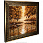 Картина янтарная "Рассвет в лесу" 78х98 см, фотография 2. Интернет-магазин ЛАВКА ПОДАРКОВ