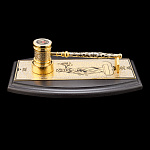 Молоток судейский с позолотой и гербом. Златоуст