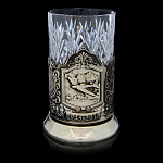 0063770-Самолет Подстаканник никелированный "ПОБЕДА ВОВ. ИЛ-2"