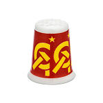 0073294 Фарфор НАПЕРСТОК "СССР" h=3 см