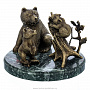 Бронзовая скульптура "Три медведя", фотография 2. Интернет-магазин ЛАВКА ПОДАРКОВ
