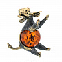 Статуэтка с янтарем "Бык Игруля", фотография 6. Интернет-магазин ЛАВКА ПОДАРКОВ