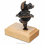 Бронзовая статуэтка "Мишка-балерина", фотография 3. Интернет-магазин ЛАВКА ПОДАРКОВ
