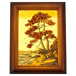 0063724/20*26см  Картина (янтарная крошка)  "ПЕЙЗАЖ" № 24