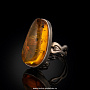 Кольцо с янтарем 9,26 гр. Серебро 925*, фотография 2. Интернет-магазин ЛАВКА ПОДАРКОВ