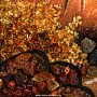 Картина янтарная "Олени" 40х60 см, фотография 5. Интернет-магазин ЛАВКА ПОДАРКОВ