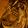 Деревянное настенное панно "Лев" 69 х 58 см, фотография 3. Интернет-магазин ЛАВКА ПОДАРКОВ