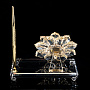 Настольный набор из хрусталя "Цветок" Asfour Crystal, фотография 3. Интернет-магазин ЛАВКА ПОДАРКОВ