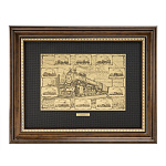 Офорт черно-белый "Паровоз" 30х40 см