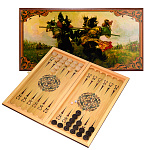 -50*25см  НАРДЫ подарочные "Поединок" (013м)