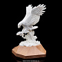 Скульптура из кости "Орел" (рог лося), фотография 2. Интернет-магазин ЛАВКА ПОДАРКОВ