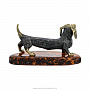 Статуэтка с янтарем "Собака такса Паро", фотография 5. Интернет-магазин ЛАВКА ПОДАРКОВ