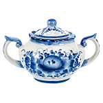 Сахарница "Малыш". Гжель