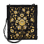 Сумка "Флора". Черная с вышивкой, фотография 2. Интернет-магазин ЛАВКА ПОДАРКОВ