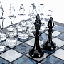 Шахматы с перламутром и фигурами из хрусталя 45х45 см, фотография 7. Интернет-магазин ЛАВКА ПОДАРКОВ