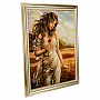 Картина янтарная "Красавица" 60х80 см, фотография 2. Интернет-магазин ЛАВКА ПОДАРКОВ