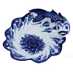 0068328/коб Гжель Лоток  "Золотая рыбка"  (СТС)