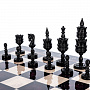 Шахматы с фигурами ручной работы из кости 48х48 см, фотография 1. Интернет-магазин ЛАВКА ПОДАРКОВ