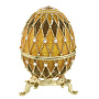 Пасхальное яйцо-шкатулка с часами. Традиции Фаберже, фотография 4. Интернет-магазин ЛАВКА ПОДАРКОВ