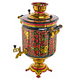 Самовар электрический 10 л "Клубника". Хохлома, фотография 5. Интернет-магазин ЛАВКА ПОДАРКОВ