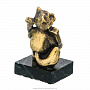 Бронзовая статуэтка "Кот с подковой", фотография 4. Интернет-магазин ЛАВКА ПОДАРКОВ