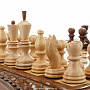 Шахматы деревянные резные в ларце "Восьмиугольные", фотография 5. Интернет-магазин ЛАВКА ПОДАРКОВ