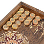 Нарды-шашки деревянные маркетри "Караван" 49х25 см, фотография 5. Интернет-магазин ЛАВКА ПОДАРКОВ