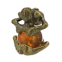 Сувенир янтарный Обезьяна "Не слышу", "Не вижу", "Не скажу", фотография 3. Интернет-магазин ЛАВКА ПОДАРКОВ