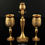 11155 Златоуст Винный питейный набор для двоих "Тет-а-Тет" 