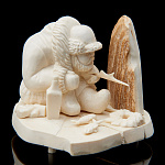  Изделия из кости Скульптура РЫБАК