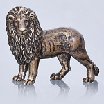 0025785 Бронза Статуэтка "ЛЕВ" 6*4,5см  (93735)