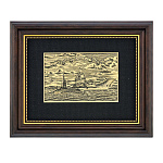 /17*22см Офорт черно-белый "Военно-морской флот"