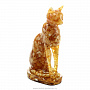 Скульптура из янтаря "Кошка Бастет", фотография 2. Интернет-магазин ЛАВКА ПОДАРКОВ