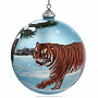 Елочное украшение шар "Тигр", фотография 1. Интернет-магазин ЛАВКА ПОДАРКОВ