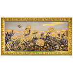 0015482 Златоуст ГРАВЮРА "КУКОЛКИ" (в раме) 00149