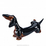 Фарфоровая статуэтка собаки "Такса", фотография 3. Интернет-магазин ЛАВКА ПОДАРКОВ