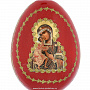 Пасхальное яйцо на подставке "Божья Матерь Феодоровская", фотография 2. Интернет-магазин ЛАВКА ПОДАРКОВ